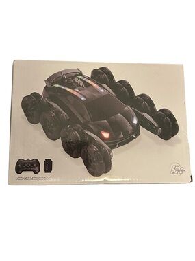 NEW Terucle Remote Control Car
Gesture Sensing Stunt Car Spray &
Lights Black